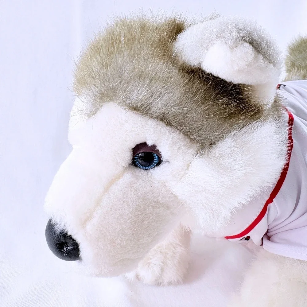 Build-A-Bear BABW Siberian Husky Plush Boston Red Sox Baseball Uniform 17